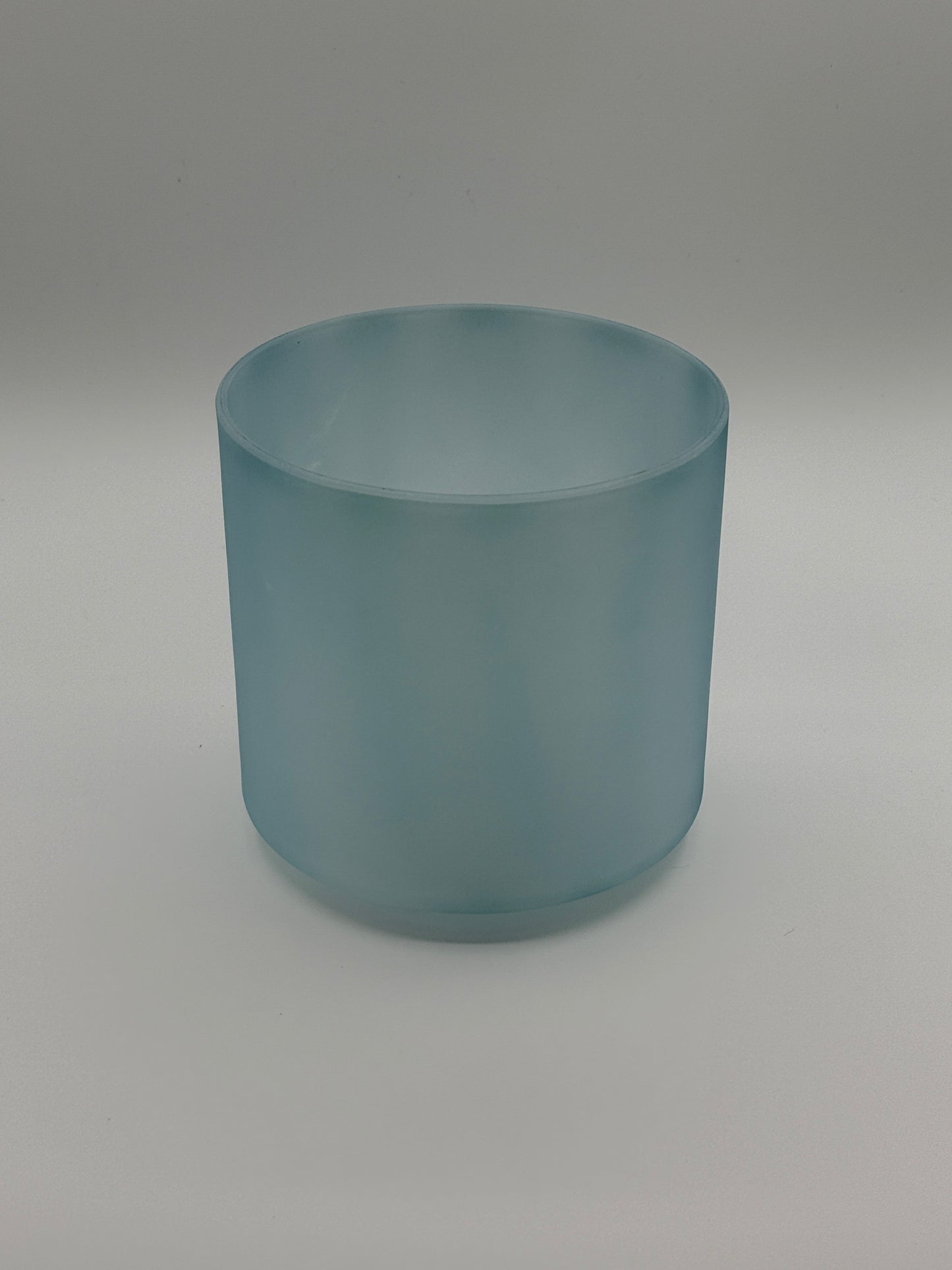 7" A#-40 Aqua Aura Gold Frosted Crystal Tones Alchemy Crystal Singing Bowl