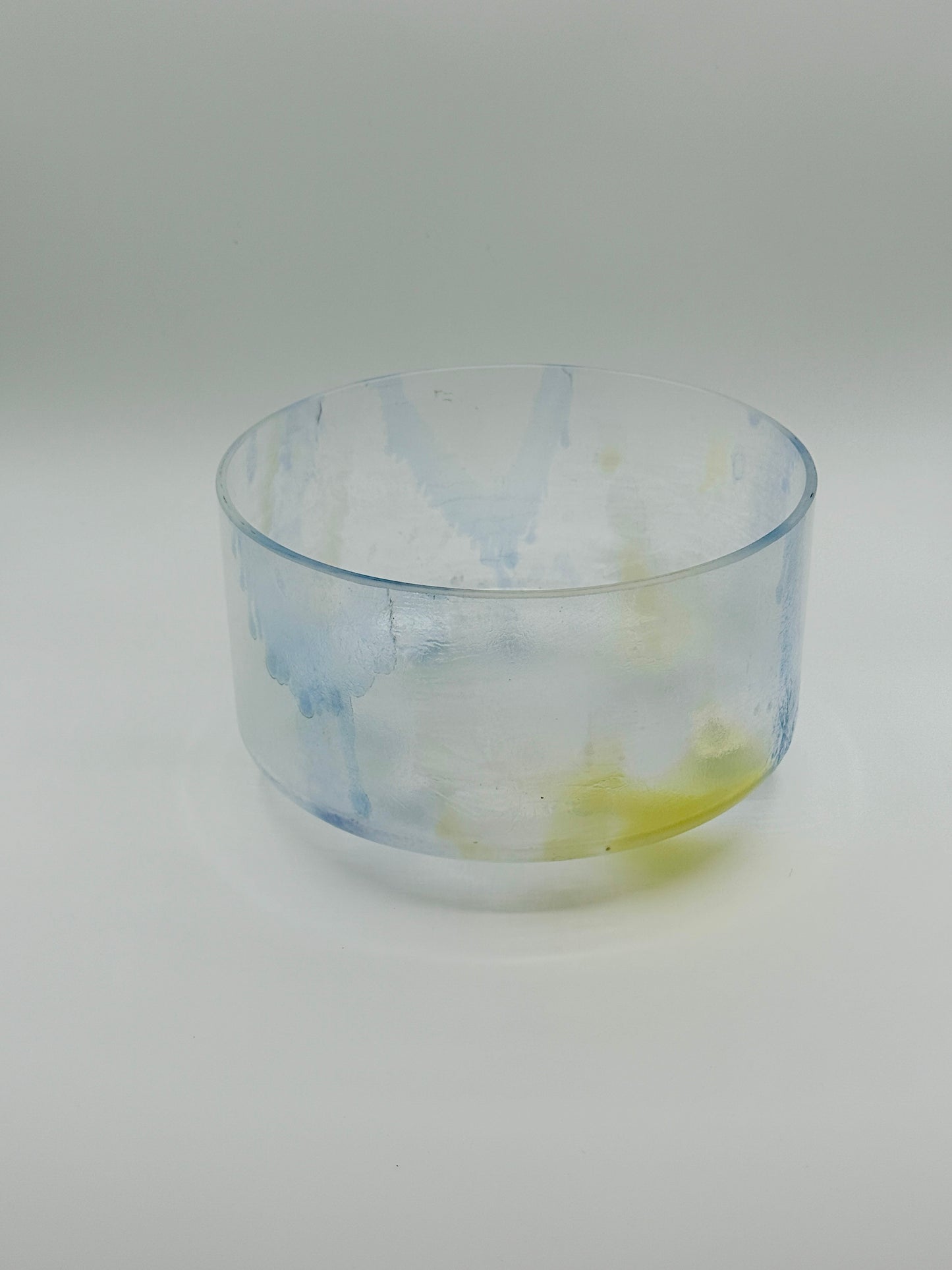 9" F#-15 Citrine Kyanite Crystal Tones Alchemy Crystal Singing Bowl