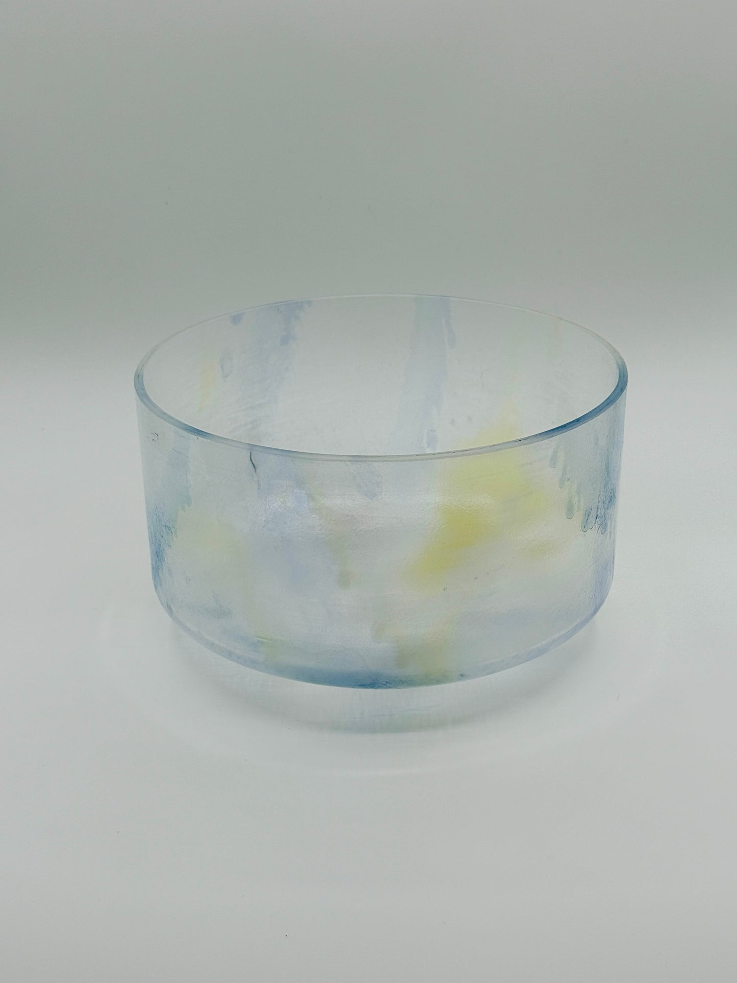 9" F#-15 Citrine Kyanite Crystal Tones Alchemy Crystal Singing Bowl