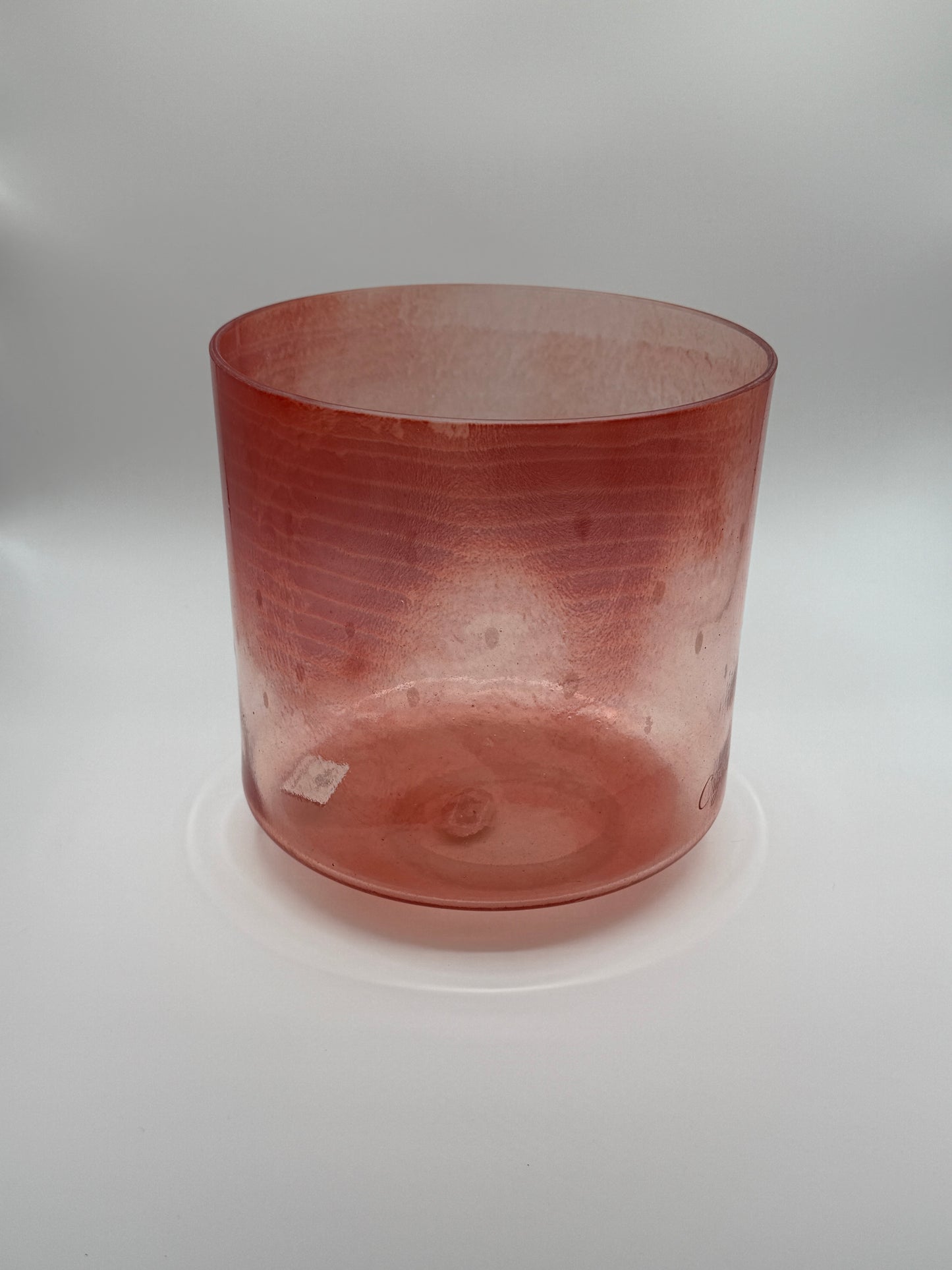 9" A#-15 Rose Quartz Crystal Tones Alchemy Crystal Singing Bowl
