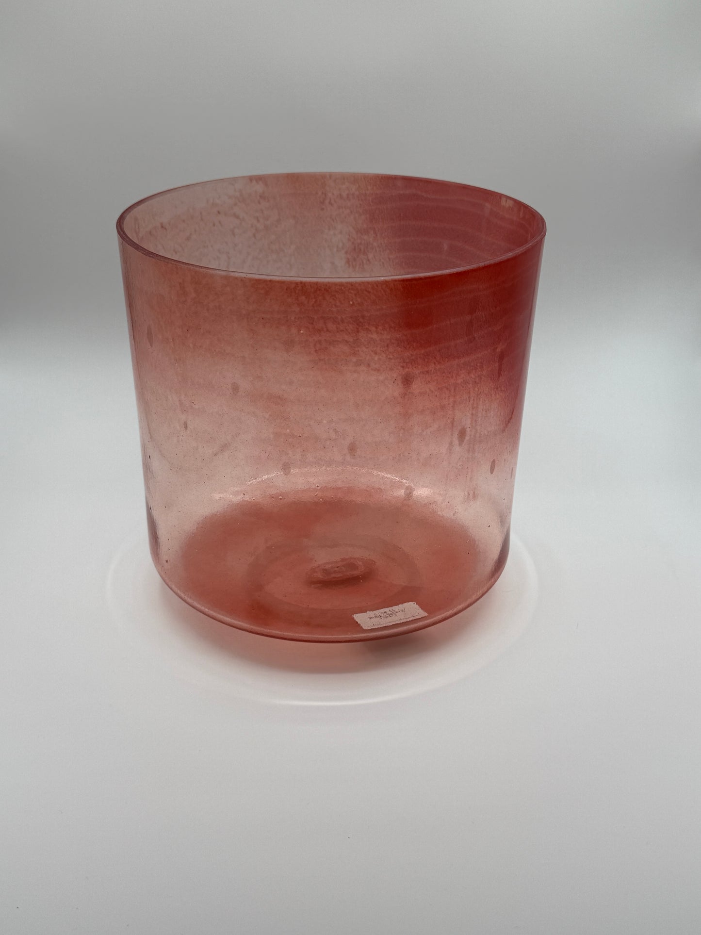 9" A#-15 Rose Quartz Crystal Tones Alchemy Crystal Singing Bowl