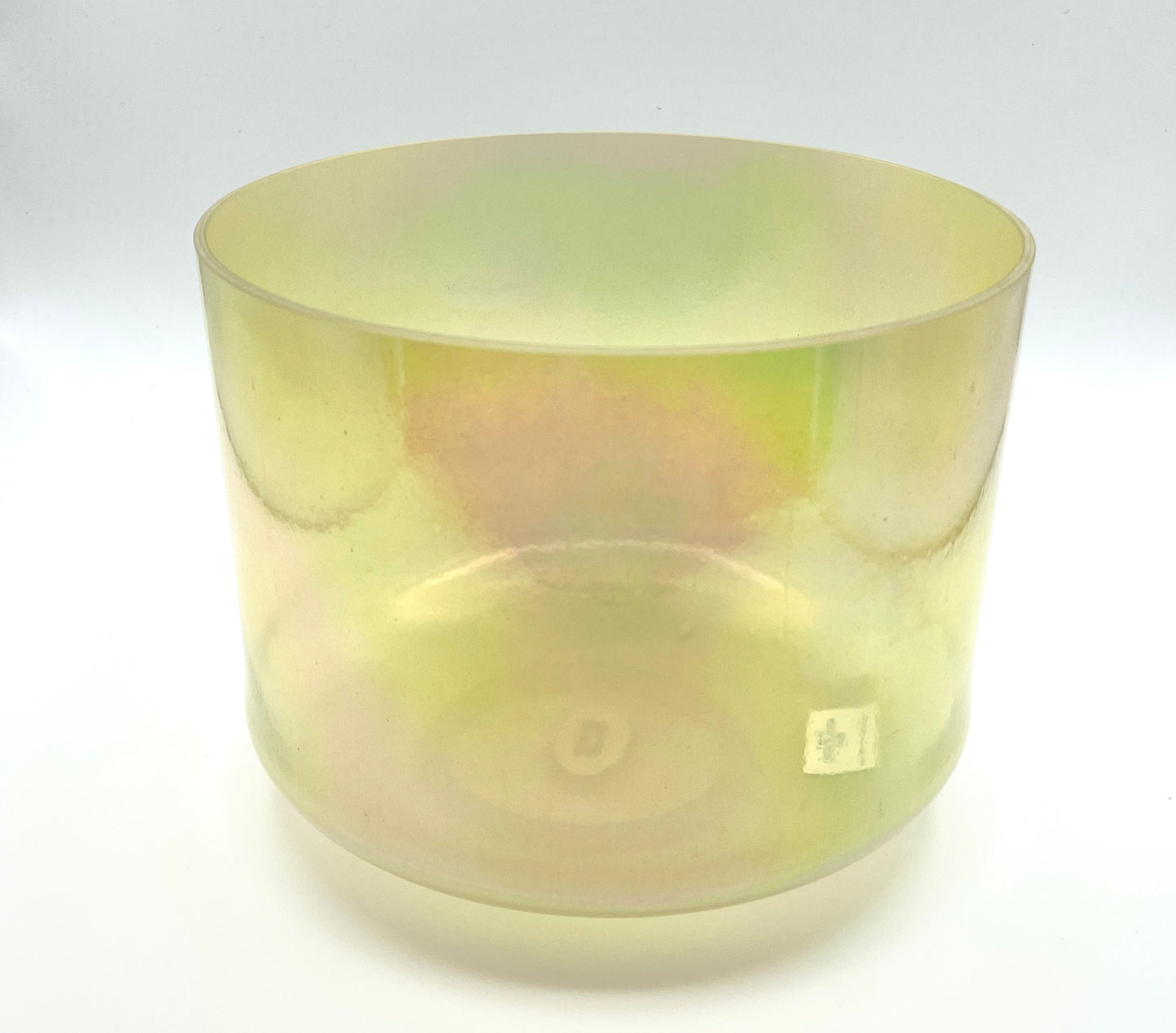 9" A#-10 Citrine, Platinum Crystal Tones Alchemy Crystal Singing Bowl
