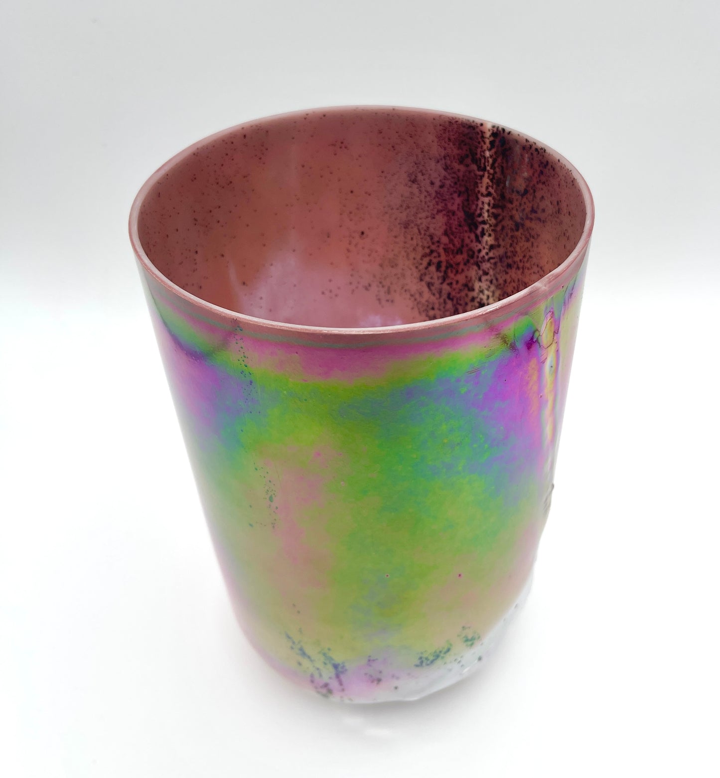 6" D#+45 Amethyst, Platinum, White Light Angel Gold (inside) Tall, Morph, Galaxy Crystal Tones Alchemy Crystal Singing Bowl