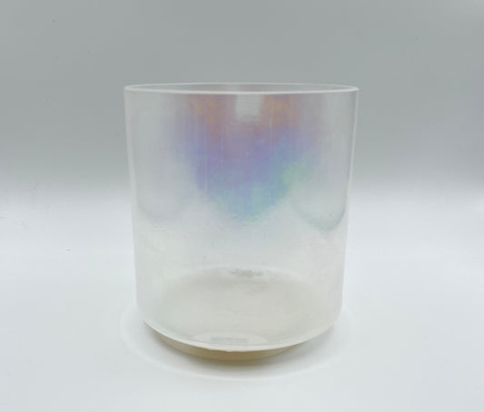 6" C-40 Great Salt Lake, Platinum Crystal Tones Alchemy Crystal Singing Bowl