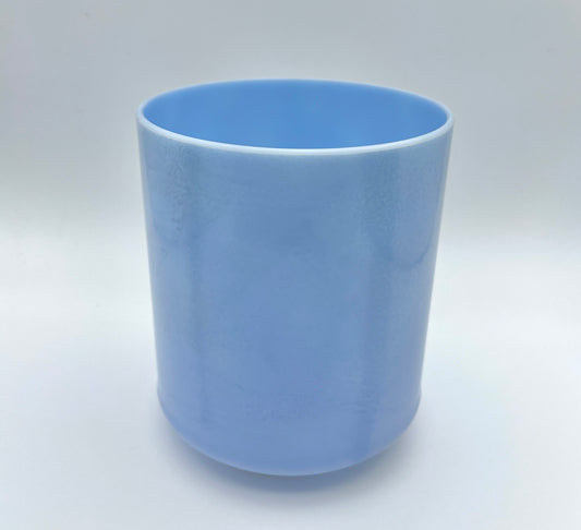 6" A#-30 Egyptian Blue Crystal Tones Alchemy Crystal Singing Bowl