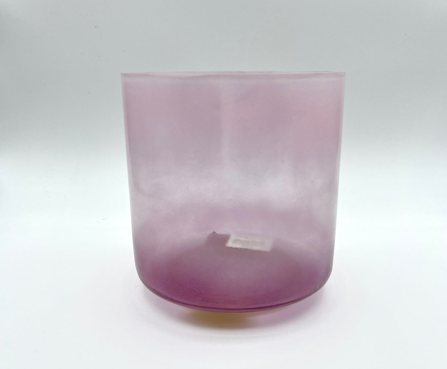 6" G#+35 Great Salt Lake Salt, Pink Aura Gold, Lavender Aura Gold (Base) Crystal Tones Alchemy Crystal Singing Bowl