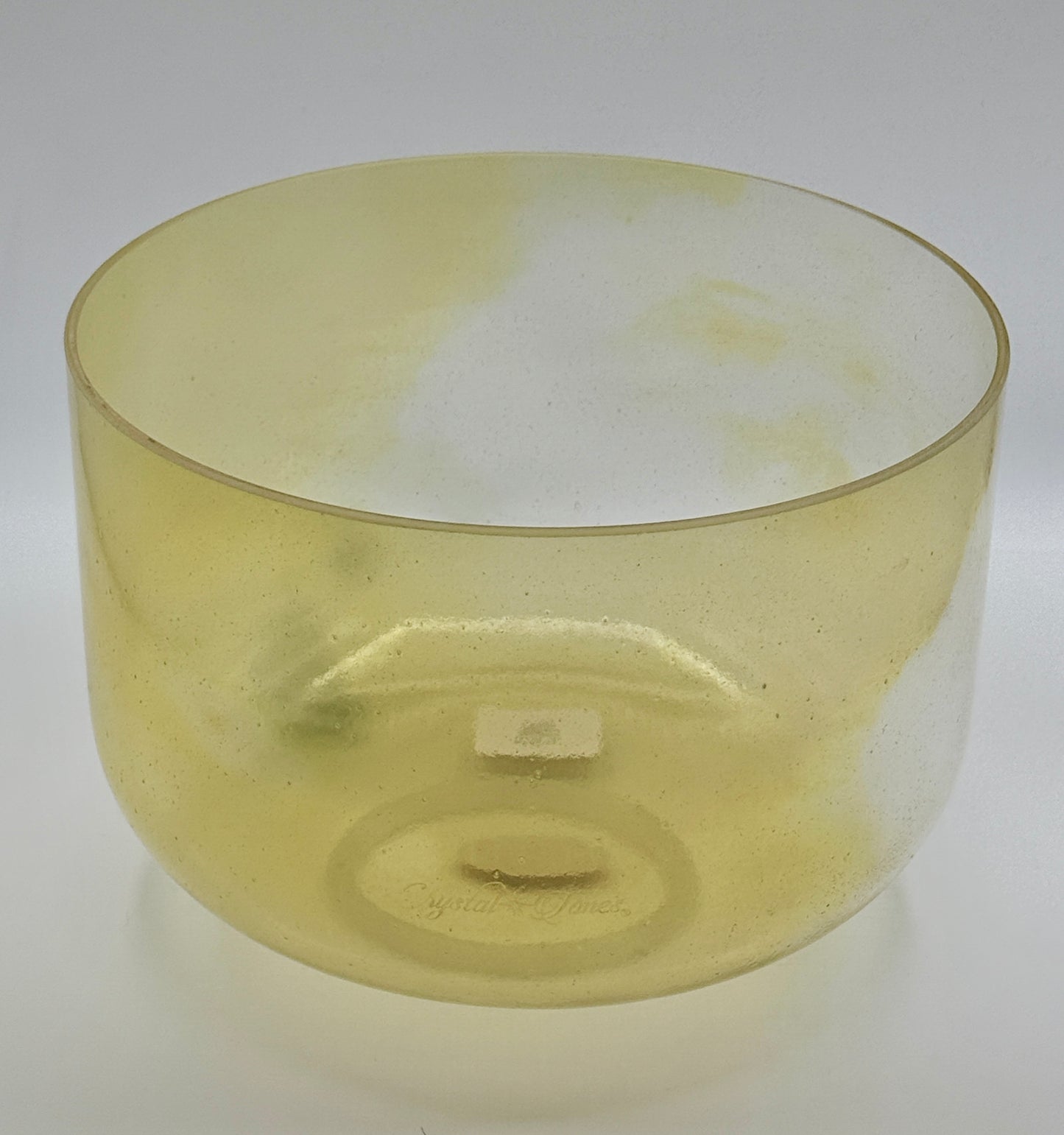 10" F#-10 Citrine Crystal Tones Alchemy Crystal Singing Bowl