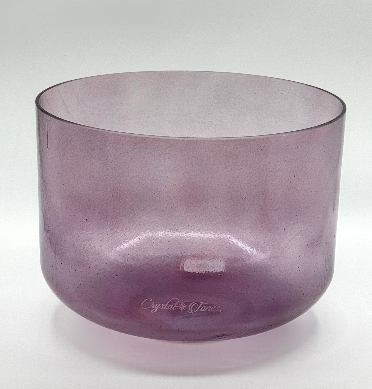 10" E-35 Violet Aura Gold Crystal Tones Alchemy Crystal Singing Bowl