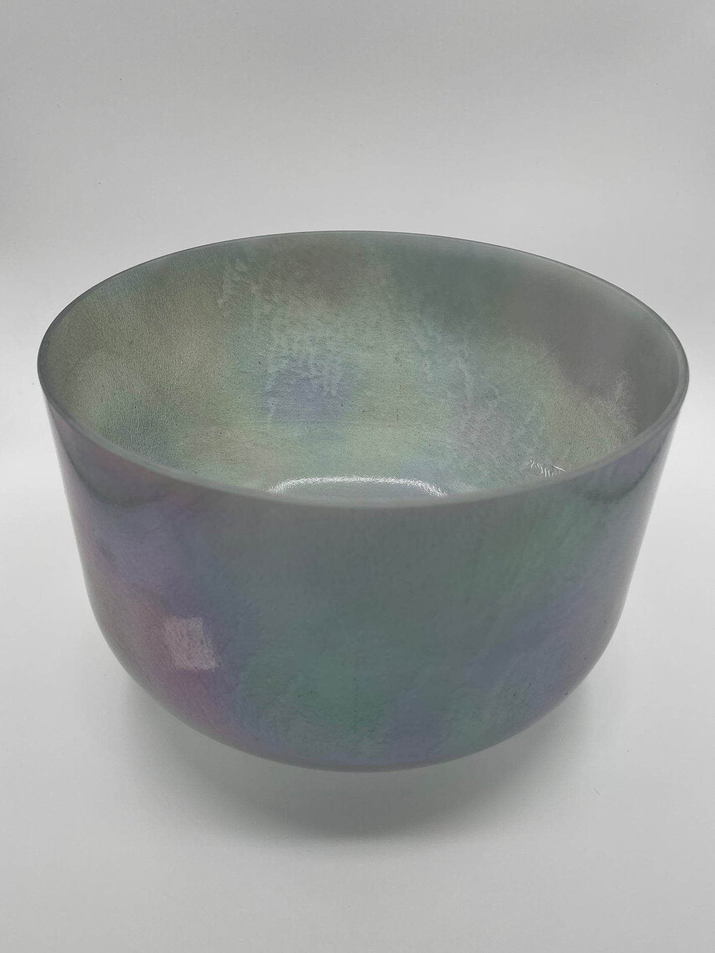 10" A#-35 Moldavite Platinum Crystal Tones Alchemy Crystal Singing Bowl