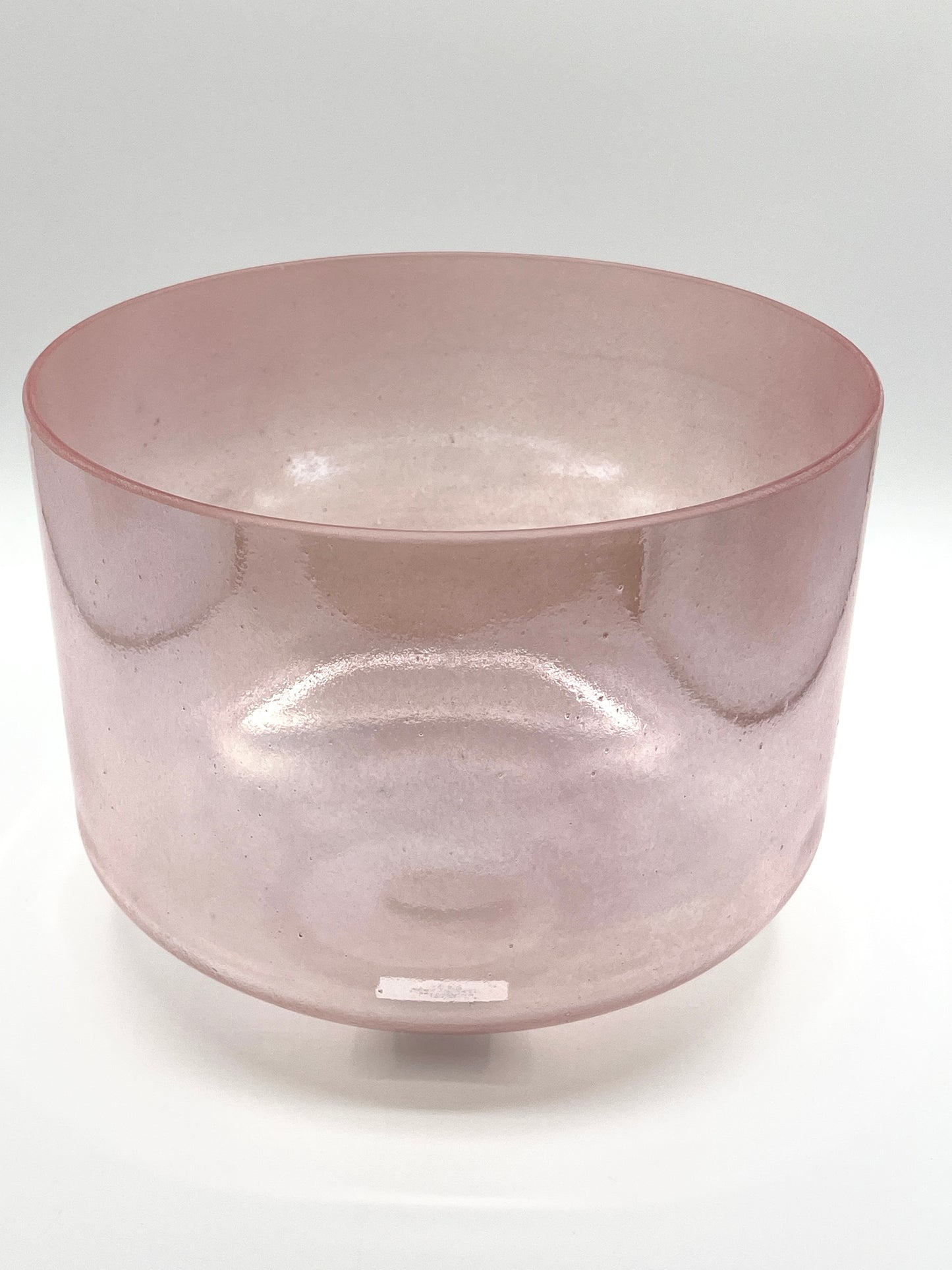 10" A0 Rose Quartz, Palladium Crystal Tones Alchemy Crystal Singing Bowl