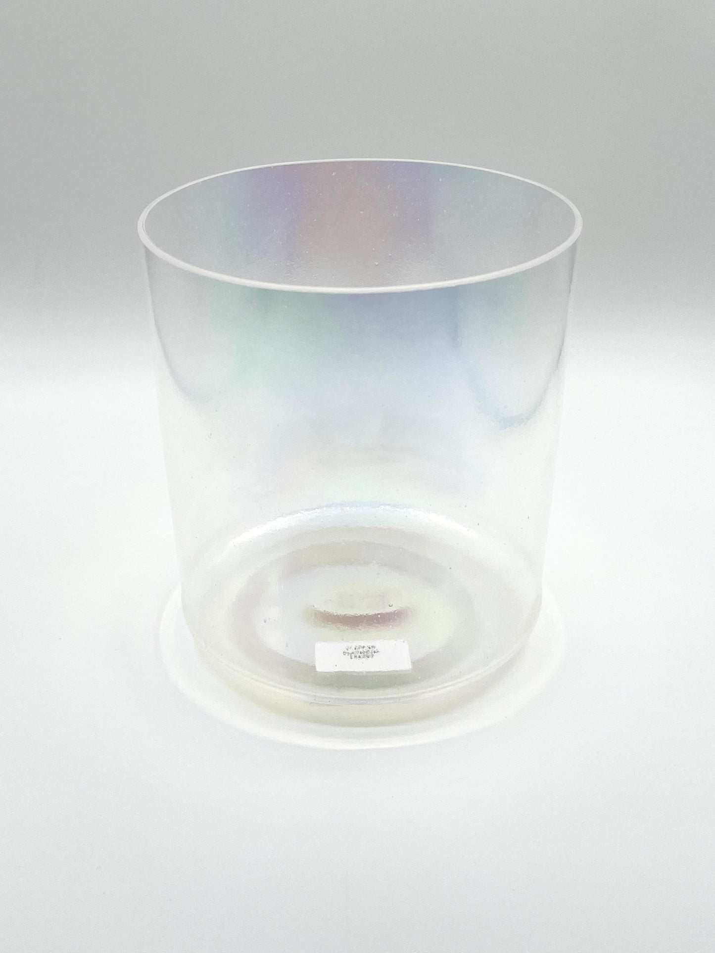 7" D#-10 Platinum Crystal Tones Alchemy Crystal Singing Bowl