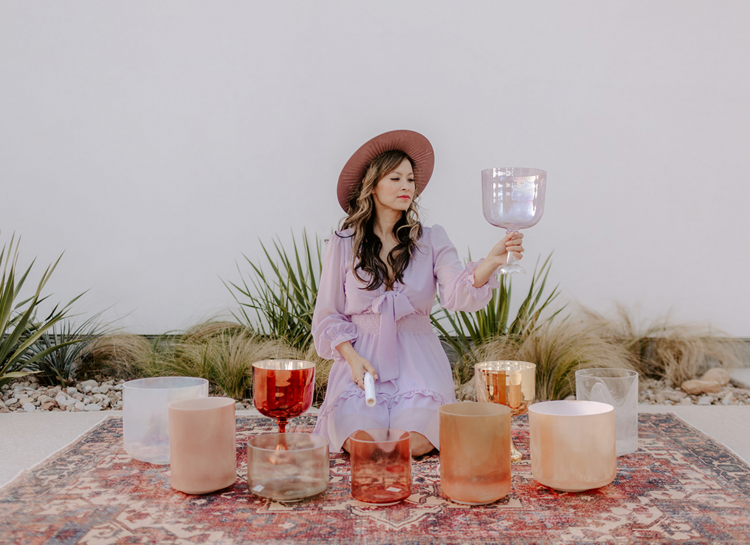 Crystal Tones Singing Bowls