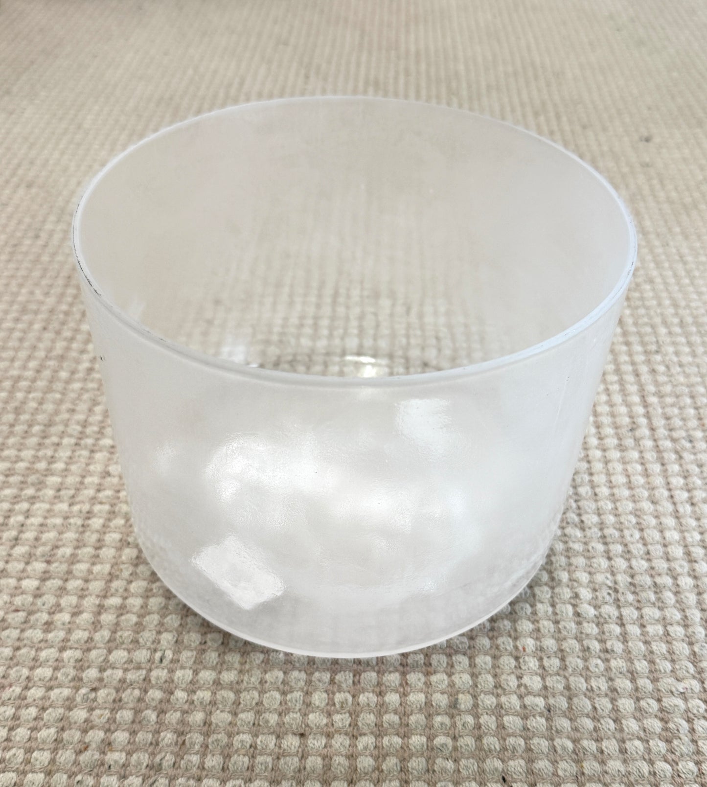 8" C#-15 Great Salt Lake Salt Crystal Tones Alchemy Crystal Singing Bowl