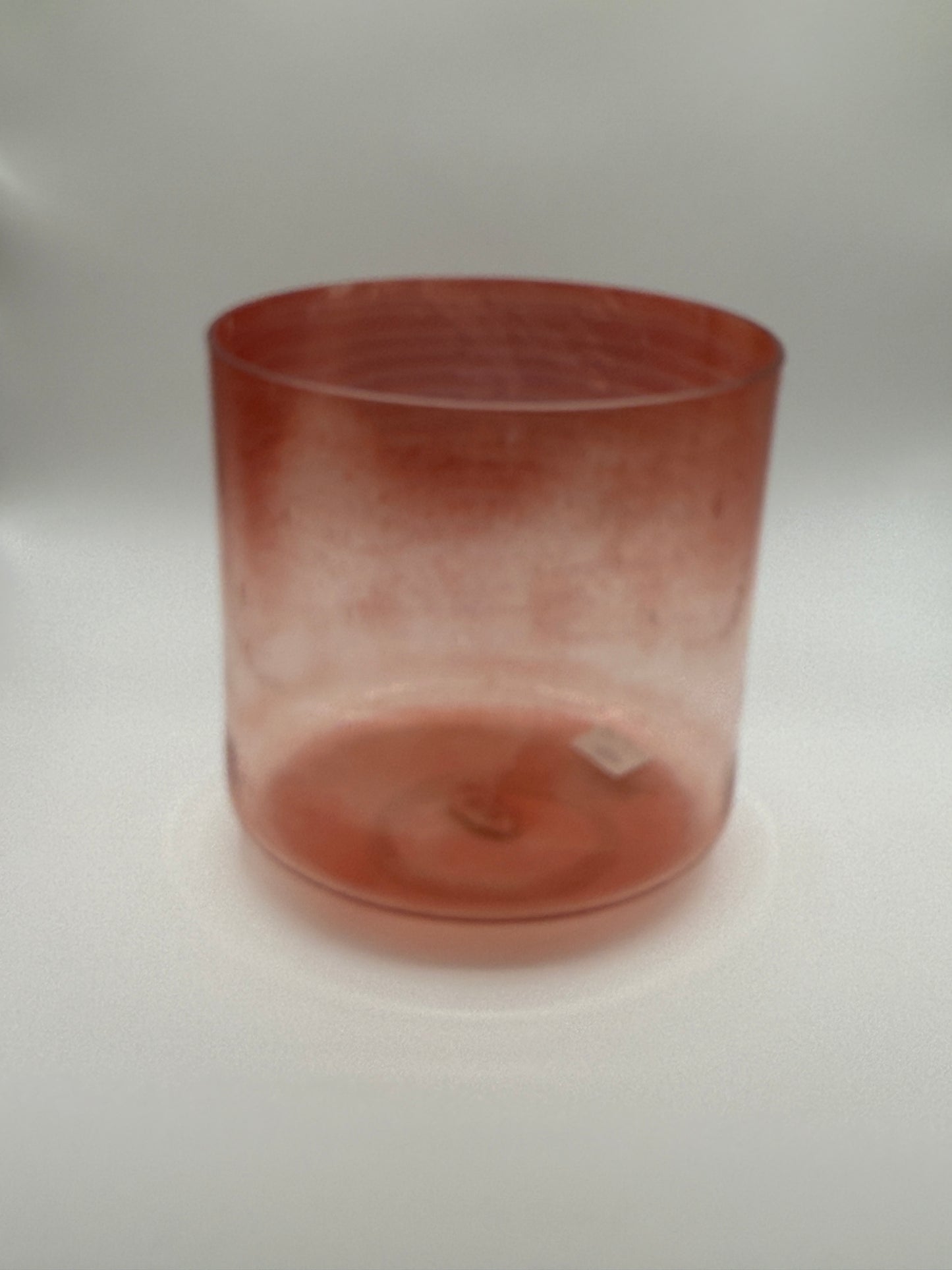 9" A#-15 Rose Quartz Crystal Tones Alchemy Crystal Singing Bowl