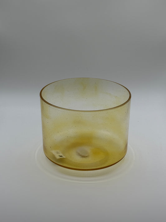 8" G-15 Citrine Crystal Tones Alchemy Crystal Singing Bowl