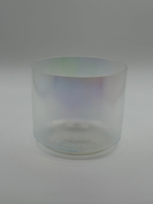 6" G#-20 Platinum Crystal Tones Alchemy Crystal Singing Bowl