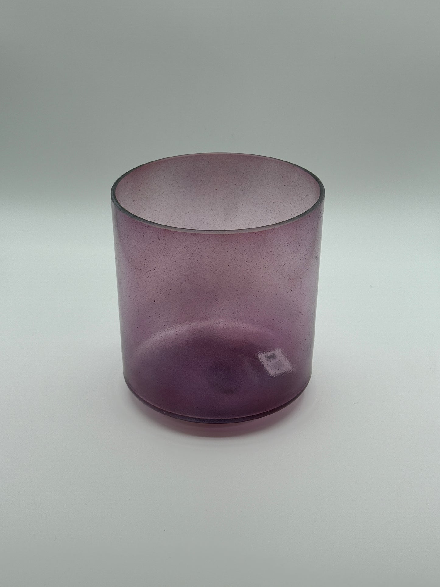 7" A-15 Lavender Aura Gold Crystal Tones Alchemy Crystal Singing Bowl