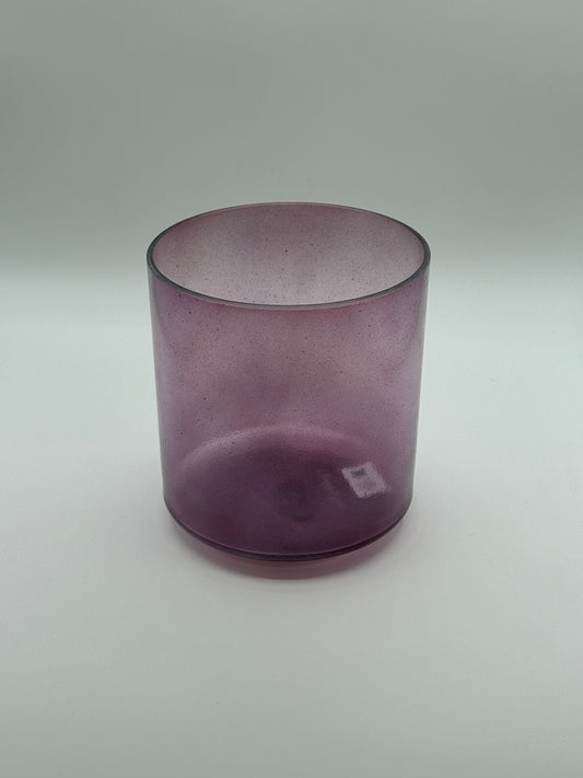 7" A-15 Lavender Aura Gold Crystal Tones Alchemy Crystal Singing Bowl