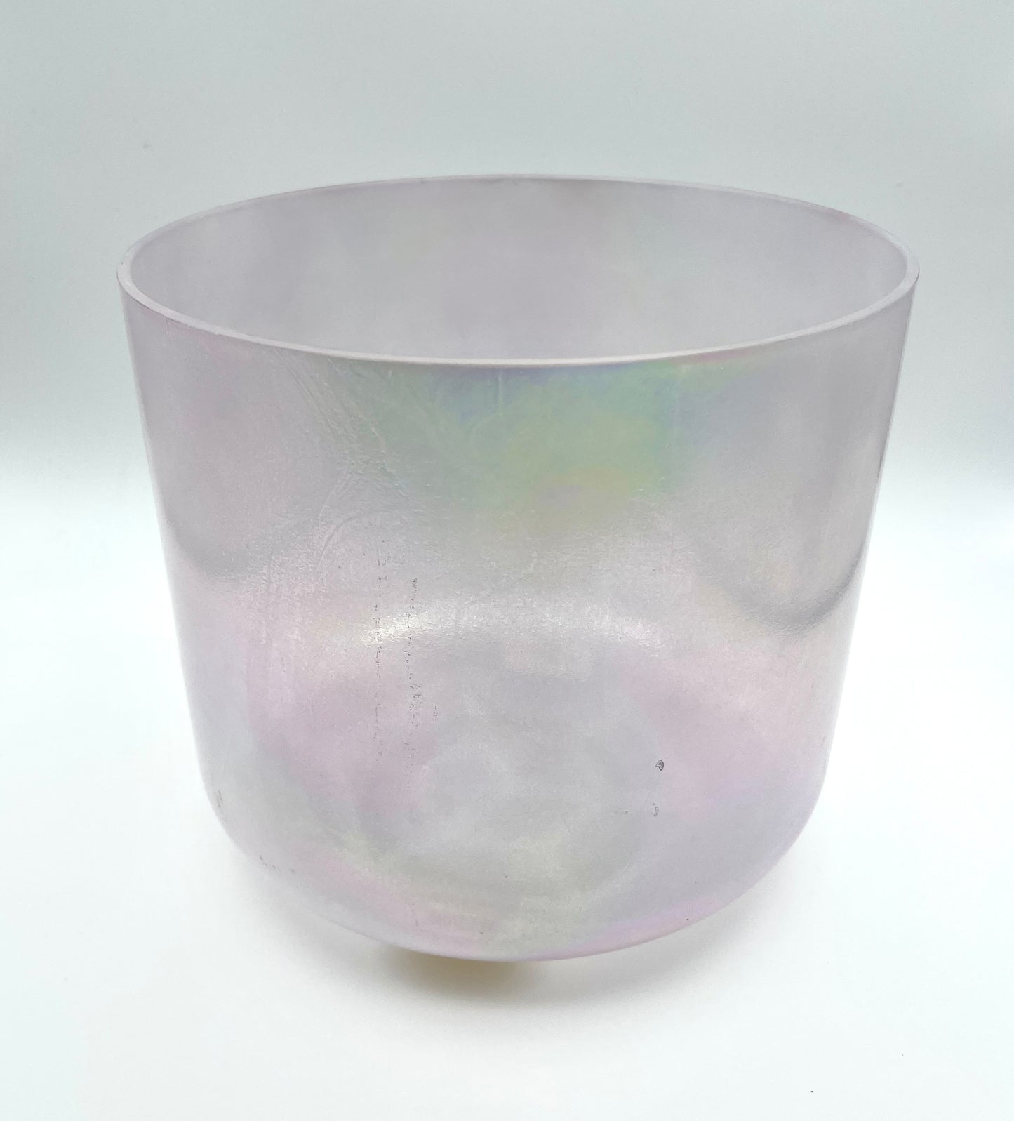 9" G#-25 Tesseract Salt, Violet Flame Aura Crystal Tones Alchemy Crystal Singing Bowl