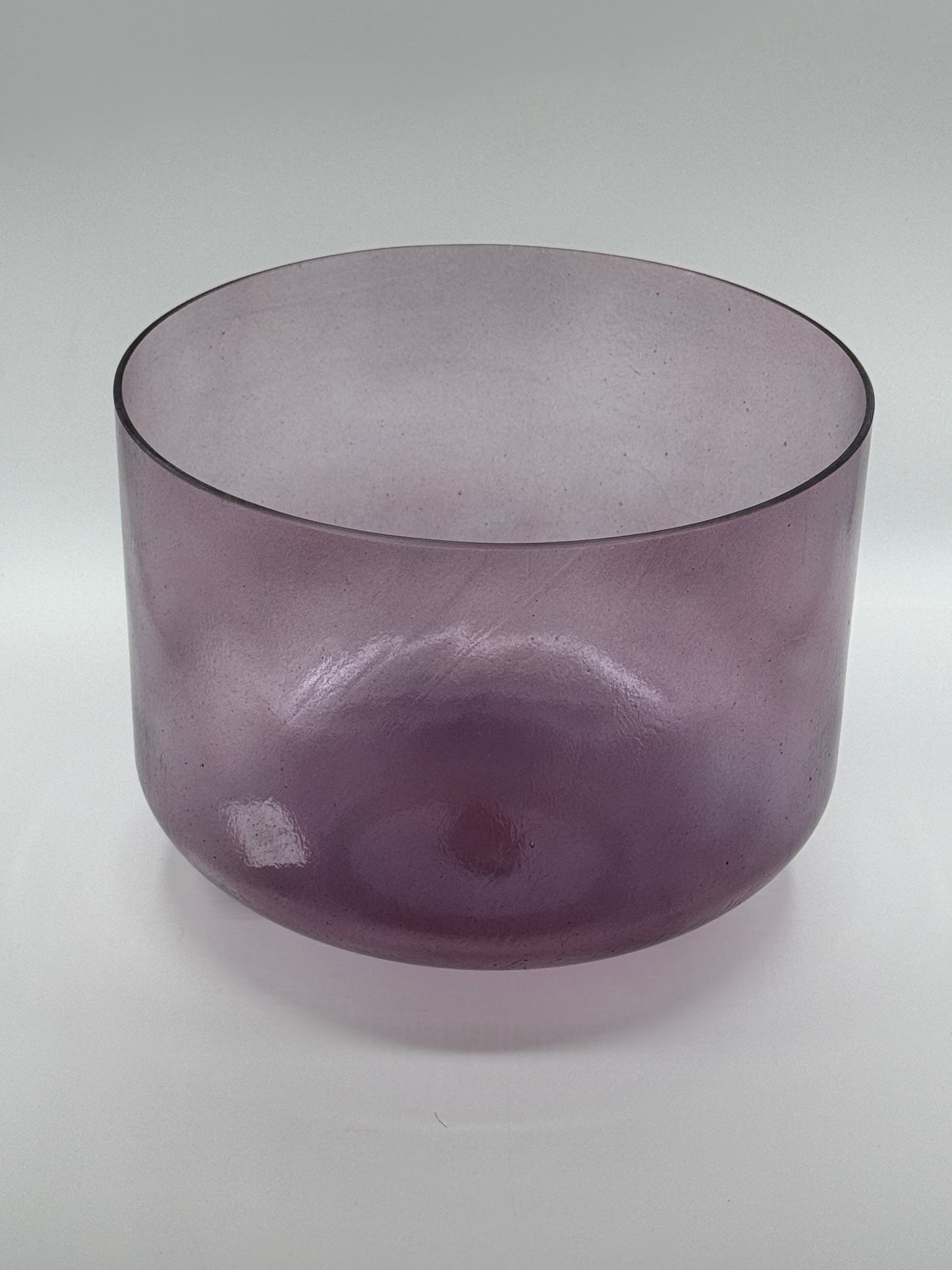 10" E-35 Violet Aura Gold Crystal Tones Alchemy Crystal Singing Bowl