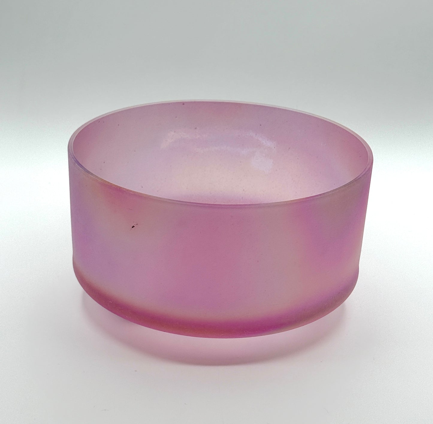 9" F-40 Selenite, Violet Flame Aura Crystal Tones Alchemy Crystal Singing Bowl