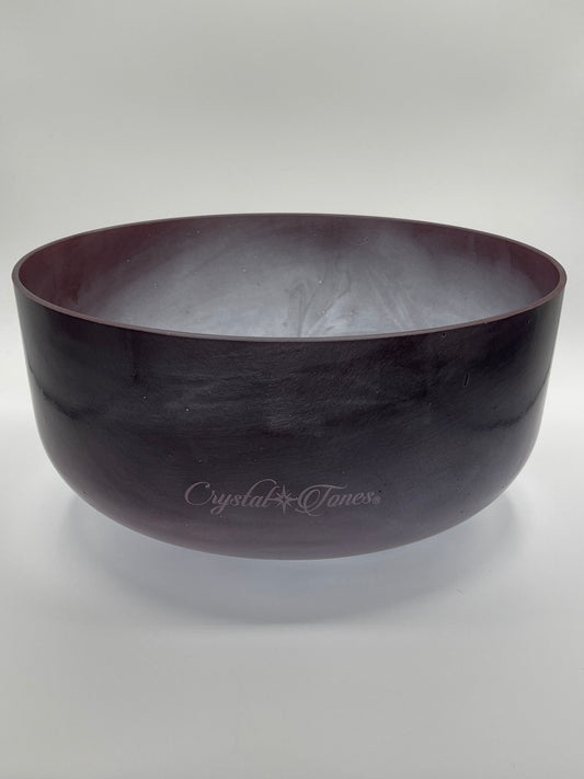 12" E -35 Amethyst Crystal Tones Alchemy Crystal Singing Bowl