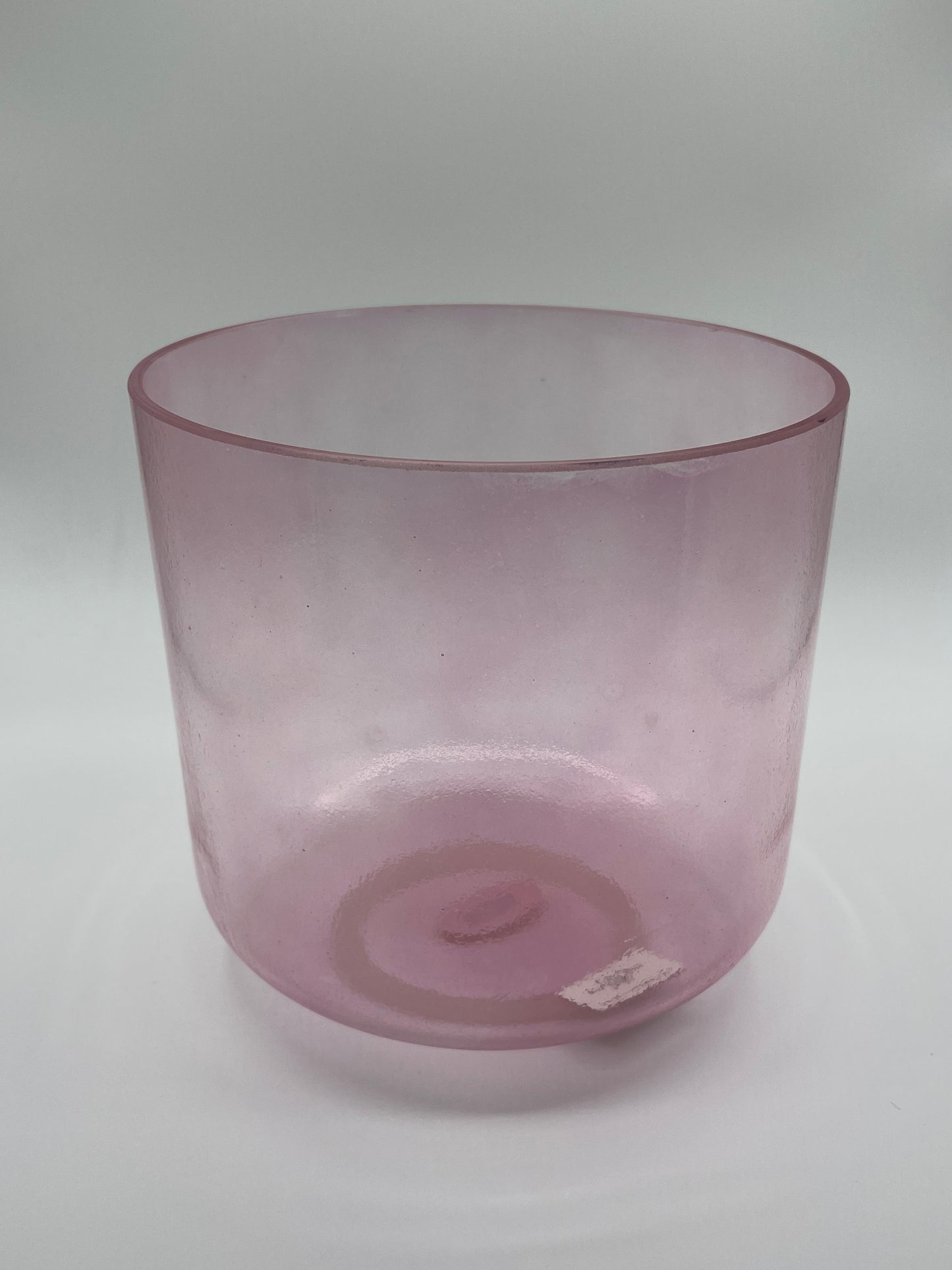 8" D#-30 Pink Aura Gold Crystal Tones Alchemy Crystal Singing Bowl