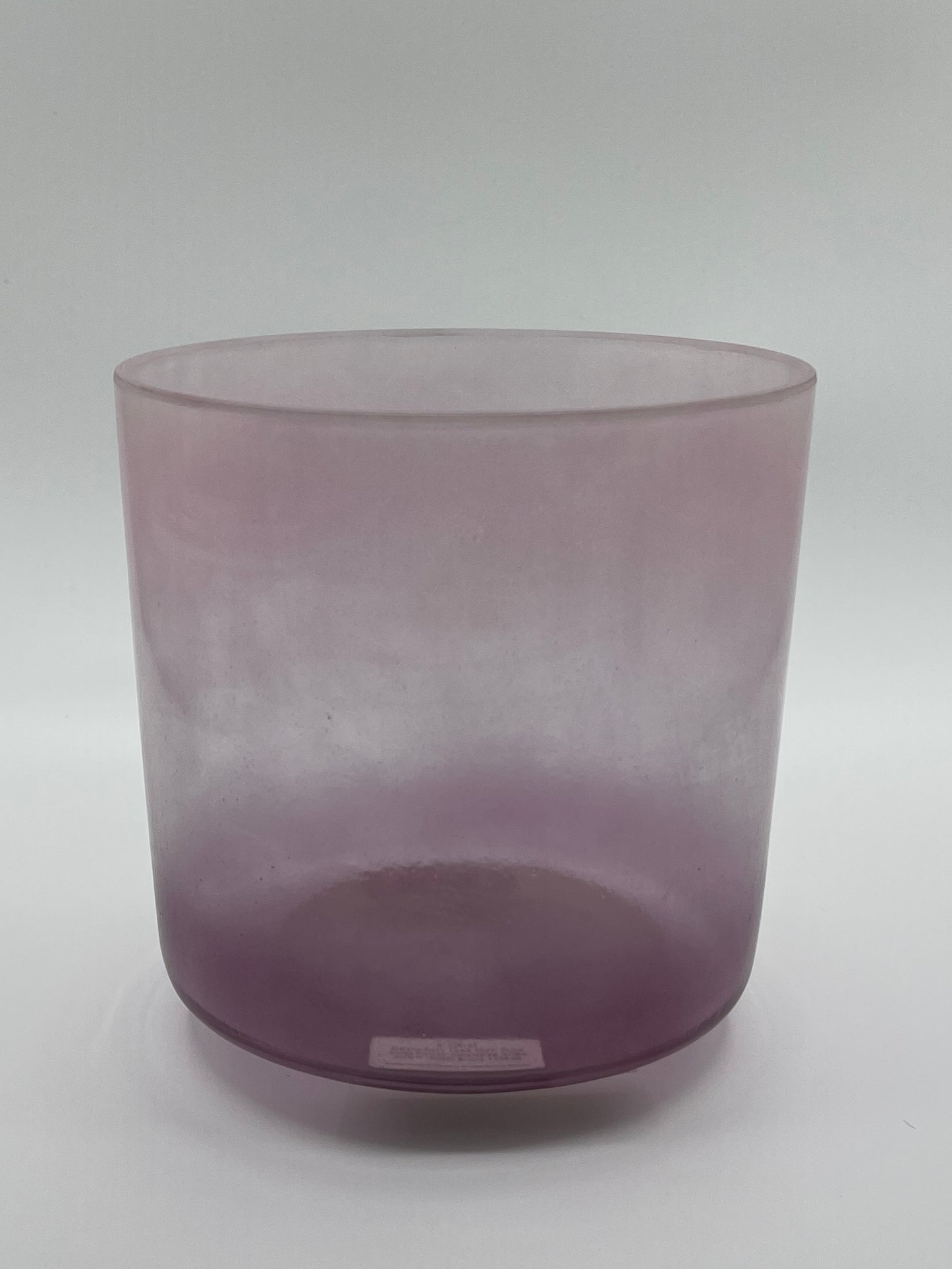 6" G#+35 Great Salt Lake Salt, Pink Aura Gold, Lavender Aura Gold (Base) Crystal Tones Alchemy Crystal Singing Bowl