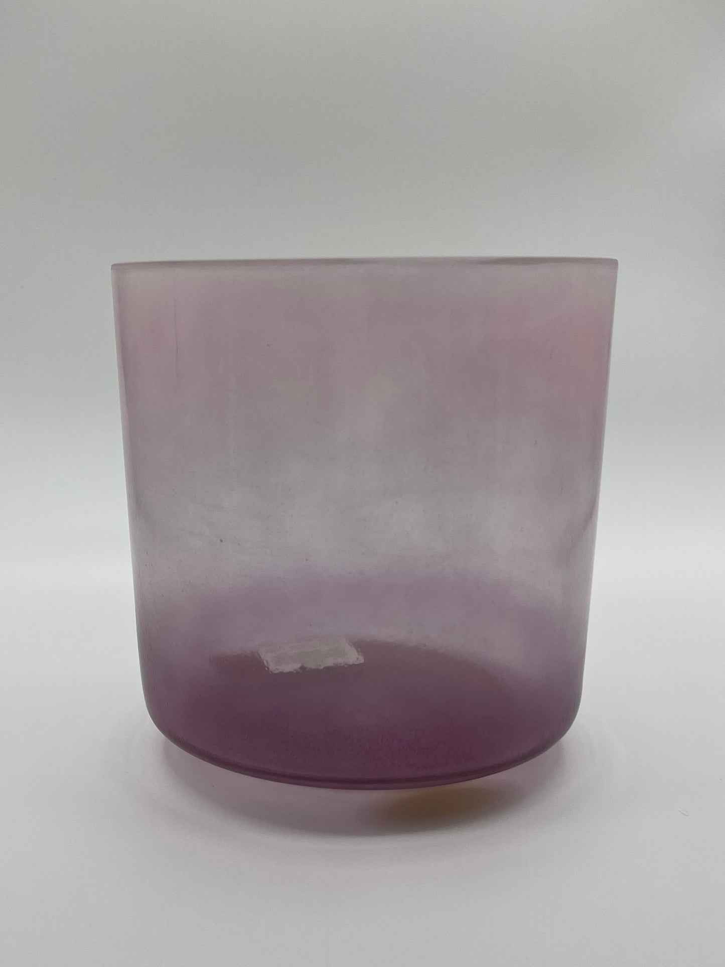 6" G#+35 Great Salt Lake Salt, Pink Aura Gold, Lavender Aura Gold (Base) Crystal Tones Alchemy Crystal Singing Bowl